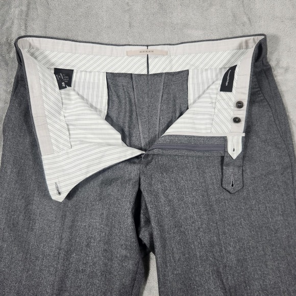 Ermenegildo Zegna Pants Mens 38 Gray Wool Dress Trousers Classic - Picture 6 of 13